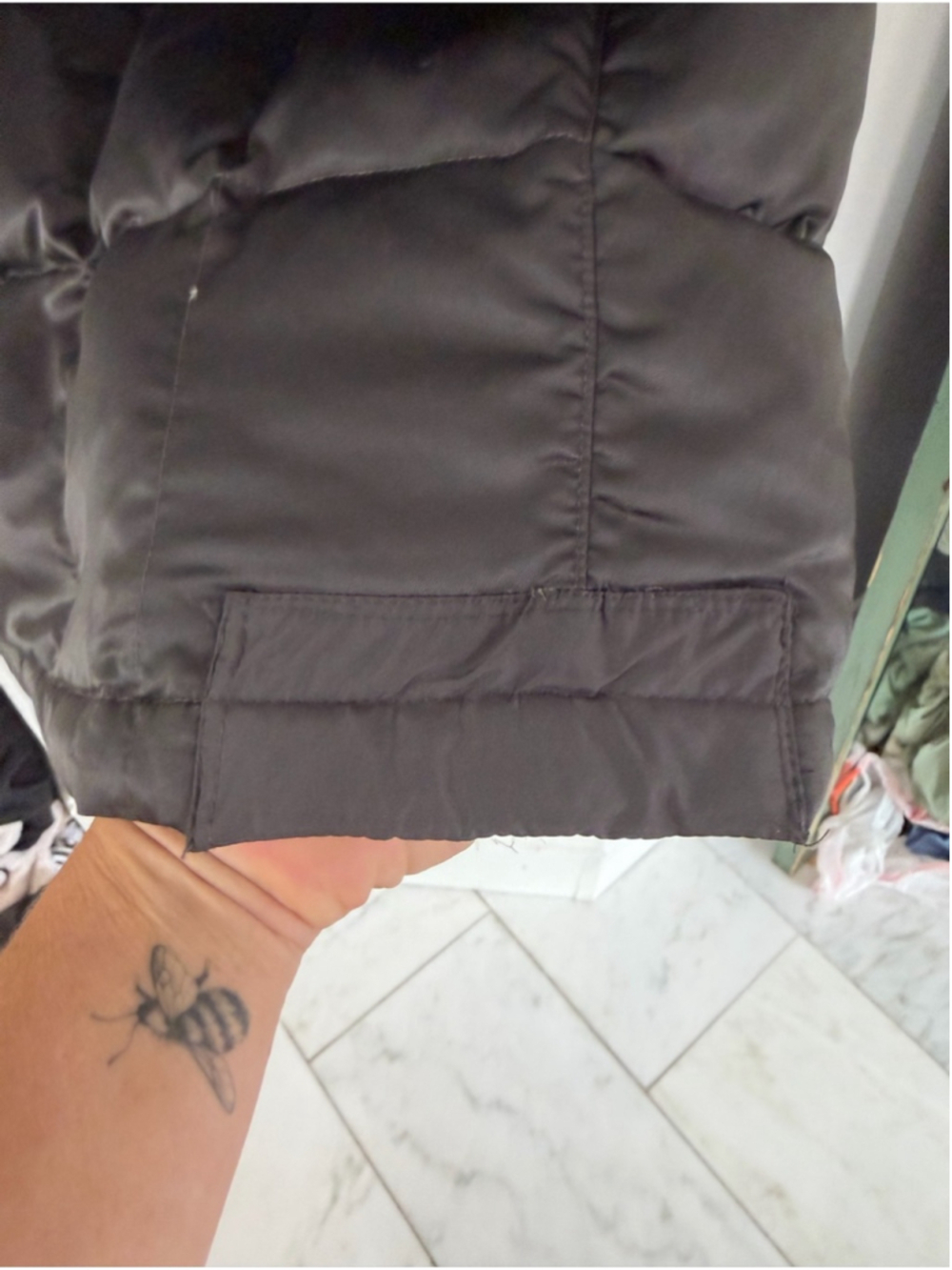 The North Face Women’s Large Knee Length Quilted Goose Down Winter Puffer Coat - Picture 10 of 10
